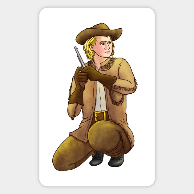 Buffalo Bill: Pony Express Rider Sticker by reynoldjay